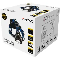 Enzo Entac LED hoofdlamp zoom 5W aluminium zwart 4xAA - 5700310