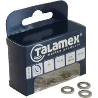 Talamex Washer 6 Units Grijs 10 mm