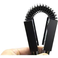 LumenXL Flexibele connector voor 1-fase rail - zwart