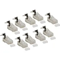 Logilink RJ45 connector Cat6a/Cat7 | S/FTP (Voor soepele en stugge kern)