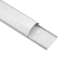 Goobay Kabelgoot muur | | 110 x 5 cm (Aluminium, Wit)