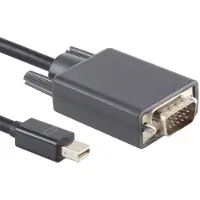S-Impuls Mini DisplayPort 1.2 naar VGA kabel / zwart - 5 meter