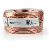 Nedis Luidspreker kabel (CCA) - 2x 6,00mm² / transparant - 25 meter