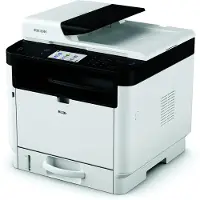 Ricoh M 320F A4 mono Laser MFP 10,20cm (4") 1 (Laser, Zwart-wit), Printer, Wit, Zwart