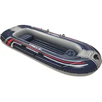 Bestway HydroForce TrekX3 Opblaasbootset 307x126 Zwart zwart Kunststof