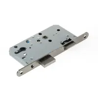 Bouwsales Projectslot dag- & nacht PC72, CE, afgeronde voorplaat roestvaststaal afmeting 235x20x3mm, doornmaat=60mm, schoot is omkeerbaar