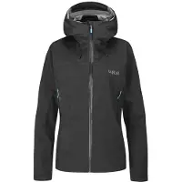 Rab Downpour Plus 2.0 Women's Waterproof Jacket Black || Maat: XL