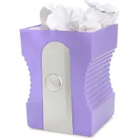 Balvi Papierbak Prullebak Vuilbak Potloodslijper Paars Violet Mauve
