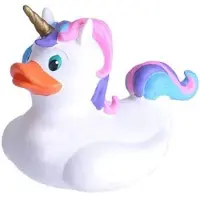 Wild republic Badeendje Unicorn Meisjes 10 Cm Wit/roze