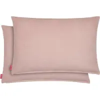 Blumtal Chenille Kussenslopen - Set van 2 - Zacht en met Blinde Rits - Kussenhoes 30 x 50, Dusty Pink - Roze