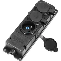 ORNO Meerdere stopcontacten - - OR-AE-13166 - 4 stopcontacten - IP44 - Schokbestendig