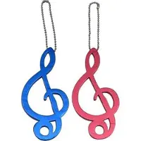 Aim Sleutelhanger vioolsleutel aluminium