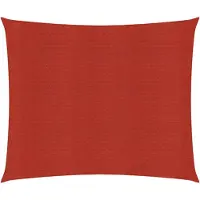 vidaXL Zonnezeil 160 g/m² 2,5x3 m HDPE rood