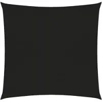 vidaXL Zonnezeil 160 g/m² 4x4 m HDPE zwart