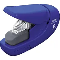 Plus Nietmachine nieten zonder nietjes blauw | 5 stuks
