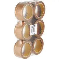 Scotch - Verpakkingse 371 50mmx66m bruin PP 6 rollen | Set a 6 rol | 6 stuks