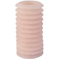 Present Time 3x Present Time Pillar candle Layered Circles large soft pink