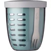 Mepal fruit & veggie pot ellipse - groen groen Kunststof Mepal Vershouddoos
