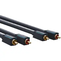 ClickTronic Cinch Stereo Audio Cable 1 m