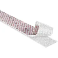 Velcro Stick On klittenband rol 2-delig (zelfklevend) 20mm / wit (2,5 meter)