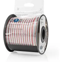 COM Luidspreker kabel (CU koper) - 2x 1,50mm² / wit - 25 meter