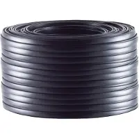 S-Impuls Telefoonkabel 6-aderig op rol | CCA (AWG30) | plat | zwart | 100 meter