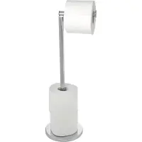 Wenko 19637100 porte-papier toilette en acier inox