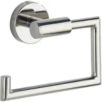 Wenko Bosio toiletrolhouder zonder klep RVS glanzend