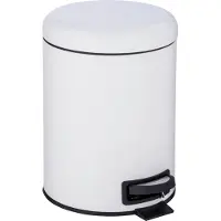 Wenko Leman afvalemmer 5 liter mat wit