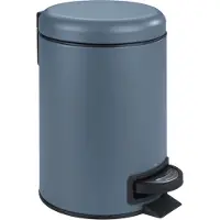 Wenko Pedaalemmer Leman Mat 3l Rvs Blauw 17x25x22,5cm