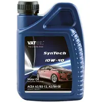VatOil Motorolie 10W-40 - Synthetisch - 1 Liter - Voor Benzine, Diesel en LPG
