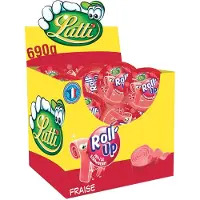 Lutti Roll Up Aardbei 24x