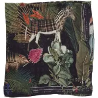 Moooi Sprei Menagerie of Extinct Animals Bed Scarf XL Raven-132 x 285 cm