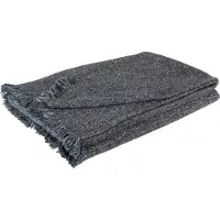 Dulaire Plaid Donkerblauw Katoen 170x130 cm
