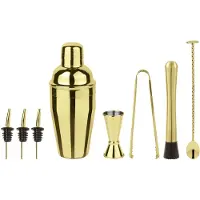 Paderno Cocktailset Cobbler Mirror Gold (Set van 8)
