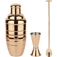 Paderno Cocktailset Starter Mirror Copper (Set van 3)