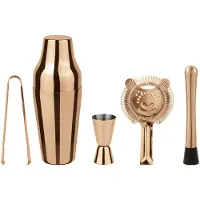 Paderno Cocktailset Parisian Mirror Copper (Set van 5)