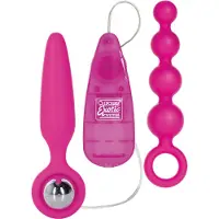 Calexotics Roze Vibrerende Buttplug set