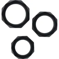 ToyJoy Power Halo C-Ring Set Black