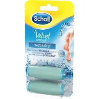 Scholl Velvet Smooth Diamond 1 Ekstra Stærk + 1 Soft Refill