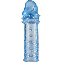 ToyJoy - Power Stud Sleeve - Sleeves Penis Blauw