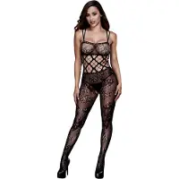 Baci Lingerie Baci - Racerback Kanten Bodystocking Zonder Kruis