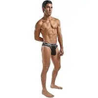 Male Power – Lo Rise String – Zwart