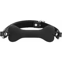 Shots - Ouch! Ouch! Bone Gag - Black