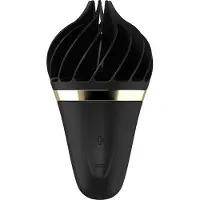 Satisfyer Sweet Treat - oplaadbare, roterende clitorisvibrator (zwart)