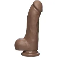Doc Johnson The D Master D Firmskyn Caramel 7.5in