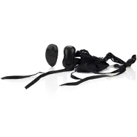 Calexotics - 10-Function Thong with Ties - Stimulator Zwart