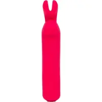 Happy Rabbit - bullet vibrator - oplaadbaar, konijnoren - roze