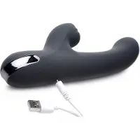 XR Brands - Silicone Pulsating and Vibrating Rabbit