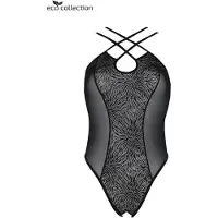Passion Selaginella Body zwart - XXL/XXXL